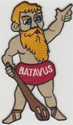 Batavus stoffen opstrijk patch embleem, Motos, Neuf