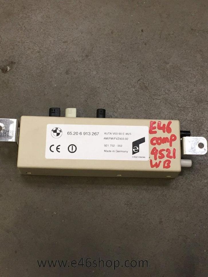 Antenne BMW E46 Compact in achterklep oe 6913267, Autos : Divers, Autoradios, Utilisé, Enlèvement ou Envoi