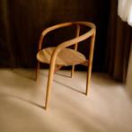 Houten curved stoel met ronde zitting (meerdere stuks), Antiek en Kunst, Ophalen