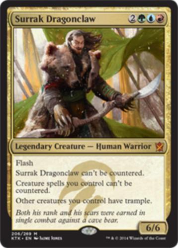 Surrak Dragonclaw - KTK - MTG - BIJNA NM beschikbaar voor biedingen