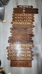 Partij Boot naambordjes – 21 stuks, Ophalen of Verzenden, Gebruikt
