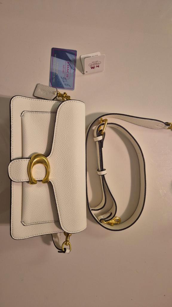 COACH SHOULDER BAG Tabby, Handtassen en Accessoires, Tassen | Damestassen, Handtas, Wit, Ophalen of Verzenden