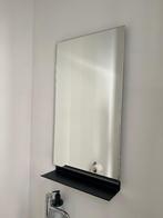 Spiegel + legplank, Antiek en Kunst, Antiek | Spiegels, Minder dan 100 cm, Minder dan 50 cm, Rechthoekig, Ophalen