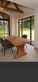 Eiken tafel met barkast en dressoirkast, Huis en Inrichting, Ophalen, Gebruikt, Geen stoelen