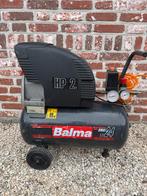 Compressor Balma 8bar 2pk in goede staat, Ophalen, Gebruikt, 6 tot 10 bar, Minder dan 25 liter