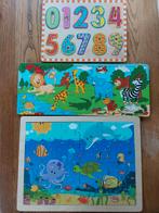 3 houten puzzels, Kinderen en Baby's, Ophalen, Gebruikt