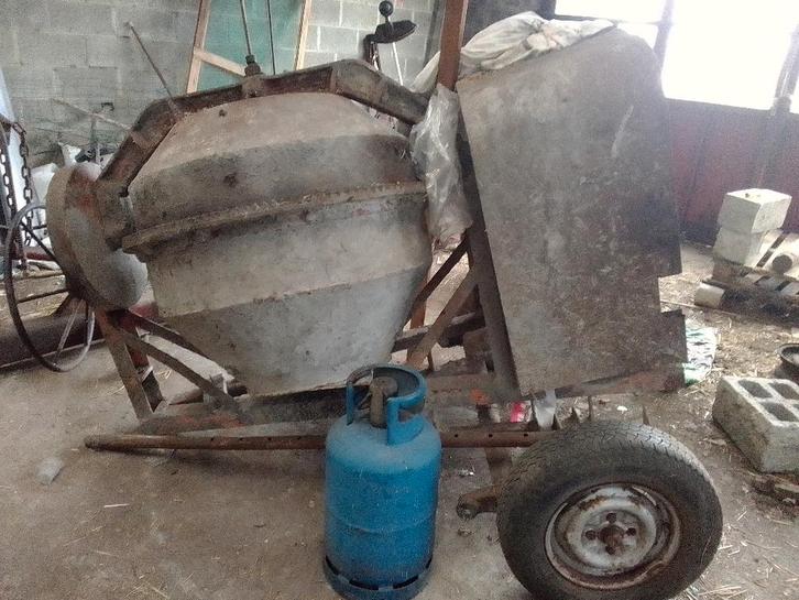 Grote betonmixer, betonmixer, Doe-het-zelf en Bouw, Betonmolens, Gebruikt, Ophalen