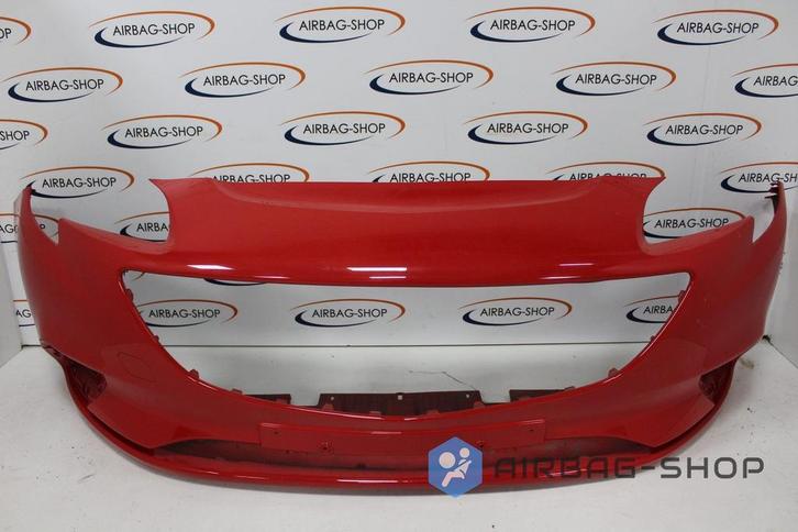 Voorbumper Opel Corsa E ORIGINEEL 39003567 Rood, Auto-onderdelen, Carrosserie, Bumper, Opel, Voor, Gebruikt, Ophalen of Verzenden