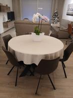 ronde eiken tafel, Ophalen