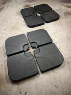 Parasolvoet antraciet vulbaar 50 x 50, Tuin en Terras, Ophalen, Gebruikt, Parasolvoet