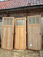 Lot oude binnendeuren grenen deurbladen, Ophalen, Gebruikt, 80 tot 100 cm, Binnendeur