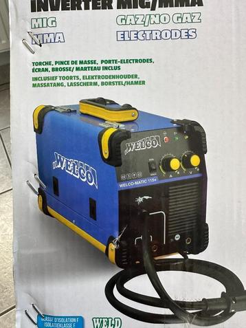 halfautomaat lasapparaat welco 115+ NIEUW beschikbaar voor biedingen