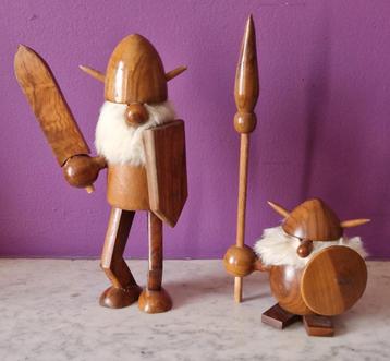 Grandes figurines en teck, Enlèvement ou Envoi