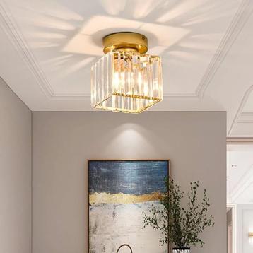 Moderne kristallen plafondlamp SNELLE GRATIS LEVERING beschikbaar voor biedingen