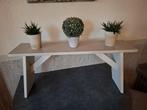 Massief landelijk bankje/ bijzettafel, Huis en Inrichting, Ophalen, Nieuw, Landelijk, 75 cm of meer