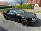 Mercedes-Benz CLK 200 Benzine Cabrio, Auto's, Mercedes-Benz, Cabriolet, Zwart, Handgeschakeld, Grijs