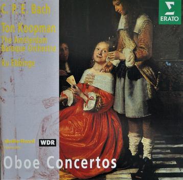 C P E Bach/ Oboe Concertos - Ebbinge / Koopman - Erato - DDD