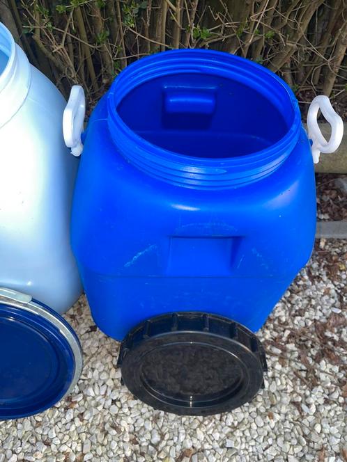 Vat wasblik plastic vat 60l 120l 220l 240l 260l, Tuin en Terras, Regentonnen, Zo goed als nieuw, Kunststof, Minder dan 75 liter
