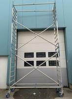 aluminium stelling plettac rux rolsteiger, Doe-het-zelf en Bouw, Ophalen, Gebruikt, Rolsteiger of Kamersteiger, 5 meter of hoger