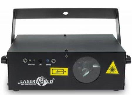 Laser Laserworld EL -230, Muziek en Instrumenten, Licht en Laser, Zo goed als nieuw, Laser, Geluidgestuurd, Kleur, Stroboscoopeffect