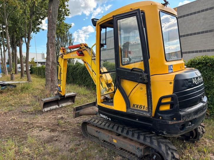 Minigraver kubota KX61-3 graafmachine snelwissel graafkraan, Zakelijke goederen, Machines en Bouw | Kranen en Graafmachines, Graafmachine