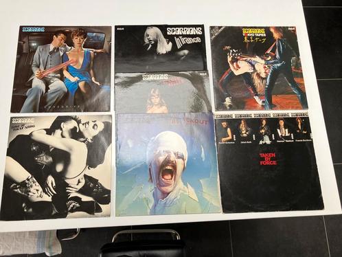 Lot van 7 lp’s van SCORPIONS, Cd's en Dvd's, Vinyl | Hardrock en Metal, Gebruikt, Ophalen of Verzenden