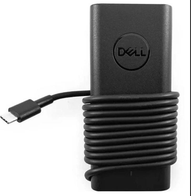 Universele Dell USB-C oplader 65W met voedingskabel, Computers en Software, Laptop-opladers, Zo goed als nieuw, Ophalen of Verzenden