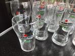 17 Heineken glazen, Verzamelen, Zo goed als nieuw, Ophalen, Bierglas