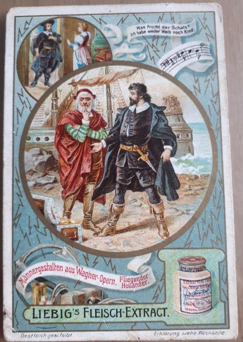 LIEBIG Lithochromo Wagner Opera  S 849 Germ.ed., Verzamelen, Foto's en Prenten, Gebruikt, Prent, Overige onderwerpen, Voor 1940