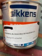 Sikkens rubbol magura lak gebroken wit 0,5liter, Ophalen of Verzenden, Nieuw, Materiaal