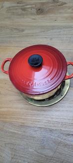 Le creuset 18, Huis en Inrichting, Ophalen of Verzenden, Gebruikt, Kookpan of Snelkookpan, Keramische plaat