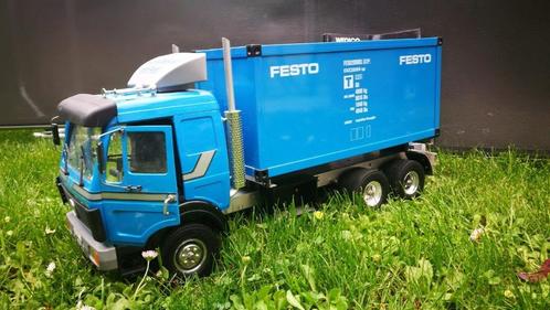 Wedico Mercedes Truck, Hobby en Vrije tijd, Modelbouw | Radiografisch | Auto's, Zo goed als nieuw, Auto onroad, Elektro, Schaal 1:14