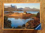 Puzzel fjord landschap 1000 stukjes, Ophalen, 500 t/m 1500 stukjes, Gebruikt, Legpuzzel