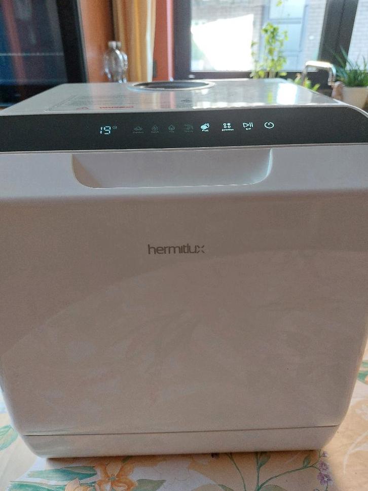 De HERMITLUX mini tafelmodel vaatwasser., Elektronische apparatuur, Vaatwasmachines, Zo goed als nieuw, Vrijstaand, Minder dan 85 cm