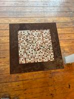 Bijzettafeltje/ nachtskastje met tegeltjes, Enlèvement, Utilisé, Carré