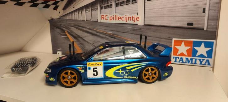 Tamiya tt02 Subaru wrc nieuw gebouwd, Hobby en Vrije tijd, Modelbouw | Radiografisch | Auto's, Ophalen of Verzenden