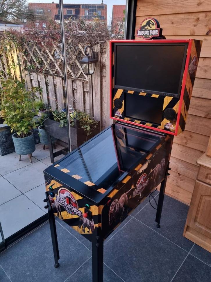 Virtual pinball  32 inch Jurassic park, Verzamelen, Automaten | Flipperkasten, Flipperkast, Ophalen