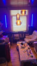 dj discobar 2xled verlichting 2spots en discobol met motor, Ophalen, Zo goed als nieuw, Audio