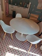 ronde tafel met 4 stoelen, Ophalen, Gebruikt
