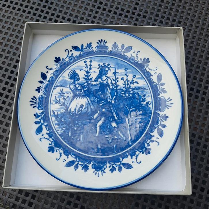 ECHT DELFTS BLAUW WANDBORD LIMITED EDITION. MIB., Antiek en Kunst, Kunst | Overige Kunst, Ophalen