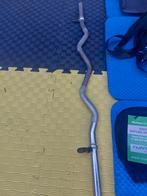 EZ curlstang met klemmen 30 mm, Sport en Fitness, Ophalen, Benen, Halterstangen