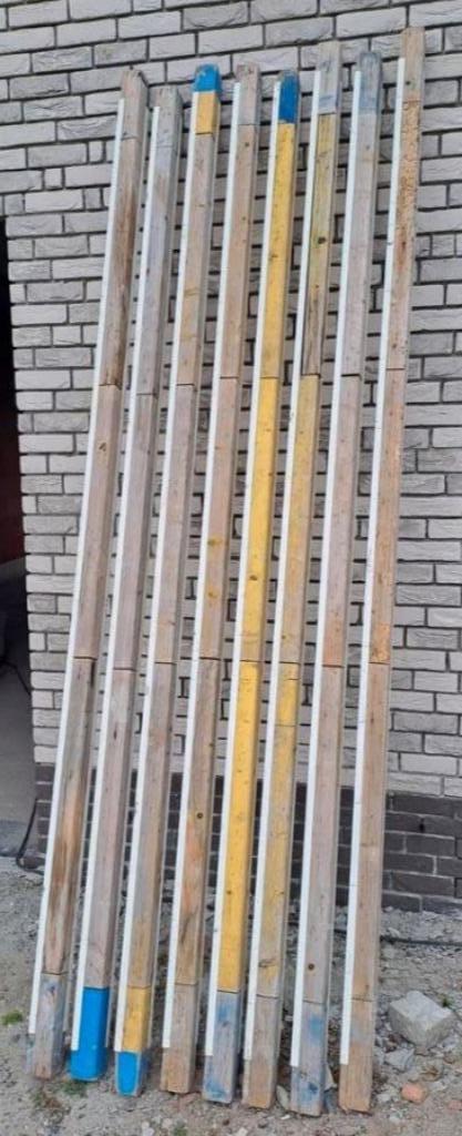 Lot metsers profielen (8 stuks), Doe-het-zelf en Bouw, Meetapparatuur, Gebruikt, Afstand, Ophalen
