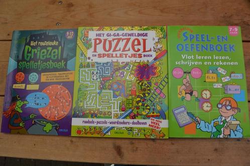 Puzzel speel en oefenboeken, Boeken, Kinderboeken | Jeugd | onder 10 jaar, Zo goed als nieuw, Ophalen of Verzenden