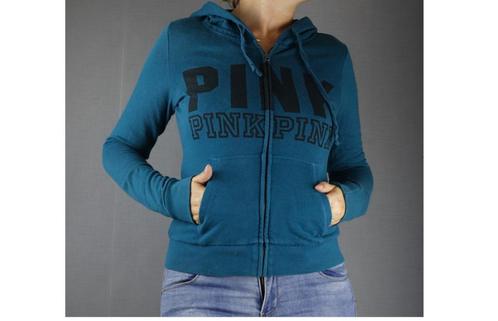 Blauwe hoodie van Pink / Victoria's secret - Maat small, Vêtements | Femmes, Pulls & Gilets, Bleu, Enlèvement ou Envoi
