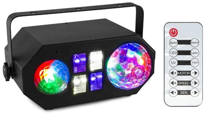 Party-light, Beamz Waterwave Jellyball met UV, Muziek en Instrumenten, Licht en Laser, Nieuw, Licht, Geluidgestuurd, Kleur, Stroboscoopeffect