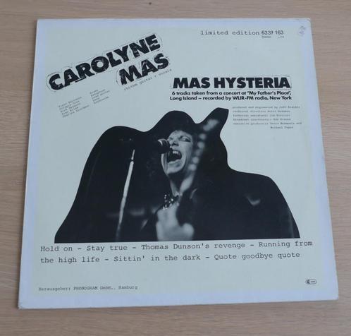 LP  Carolyne Mas ‎– Mas Hysteria, Cd's en Dvd's, Vinyl | Rock, Gebruikt, Poprock, 12 inch, Ophalen of Verzenden