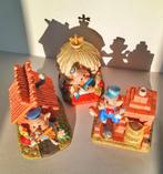 music box disney 3 little pigs complete set boite musical mu, Verzamelen, Ophalen of Verzenden