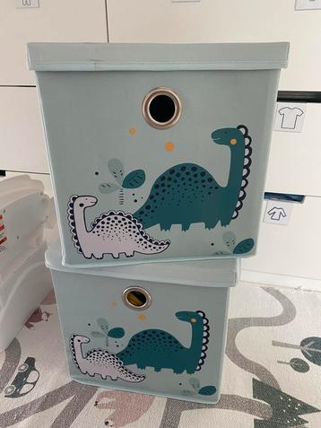2 boîtes de rangement dino, Enlèvement ou Envoi, Utilisé