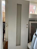 Deur met glas 202x83 cm, Ophalen, Gebruikt, Glas, Binnendeur