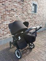 Bugaboo Donkey 2 twin zwart, Tige de poussée réglable, Bugaboo, Comme neuf, Enlèvement